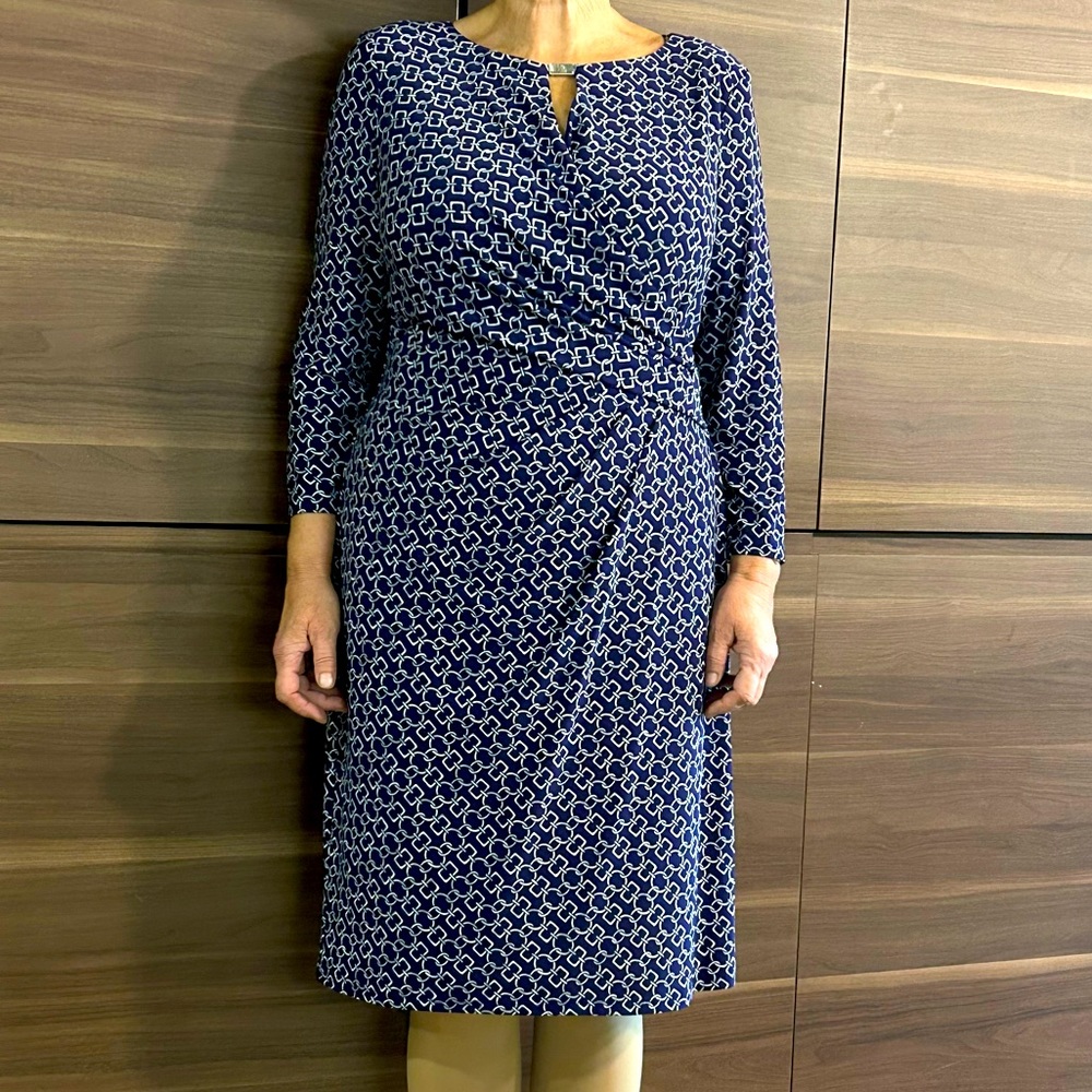 Lauren Ralph Lauren purple links dress